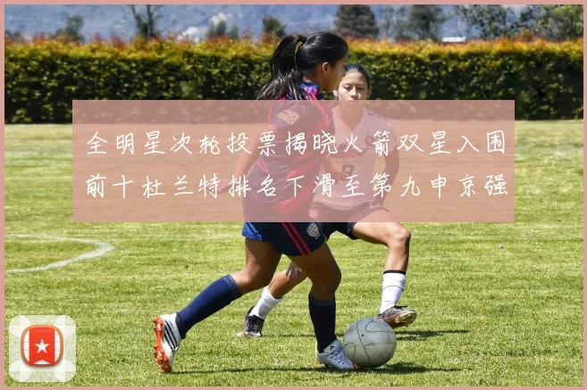 全明星次轮投票揭晓火箭双星入围前十杜兰特排名下滑至第九申京强势晋级第十位